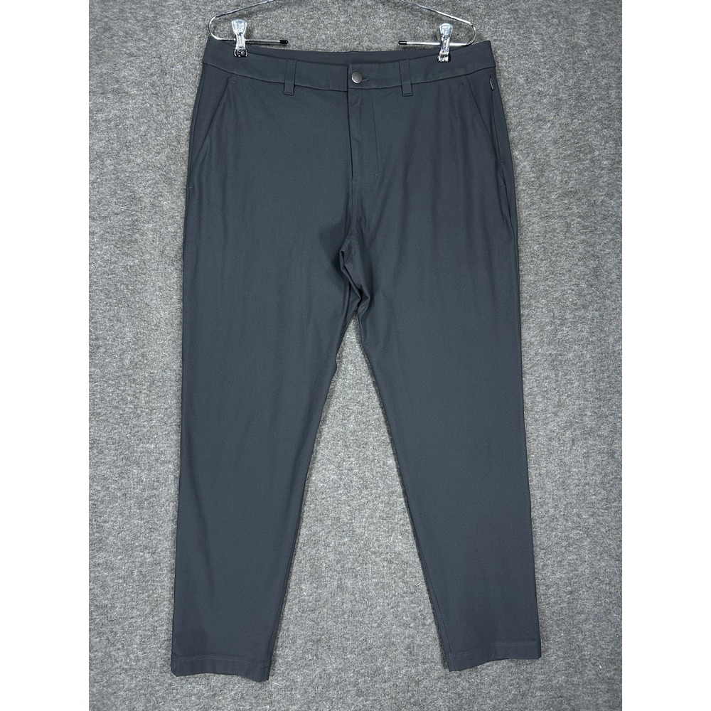 Lululemon ABC Pant Mens 33x27 Obsidian Slim‎ Fit Warpstreme Chino LM5AQYS